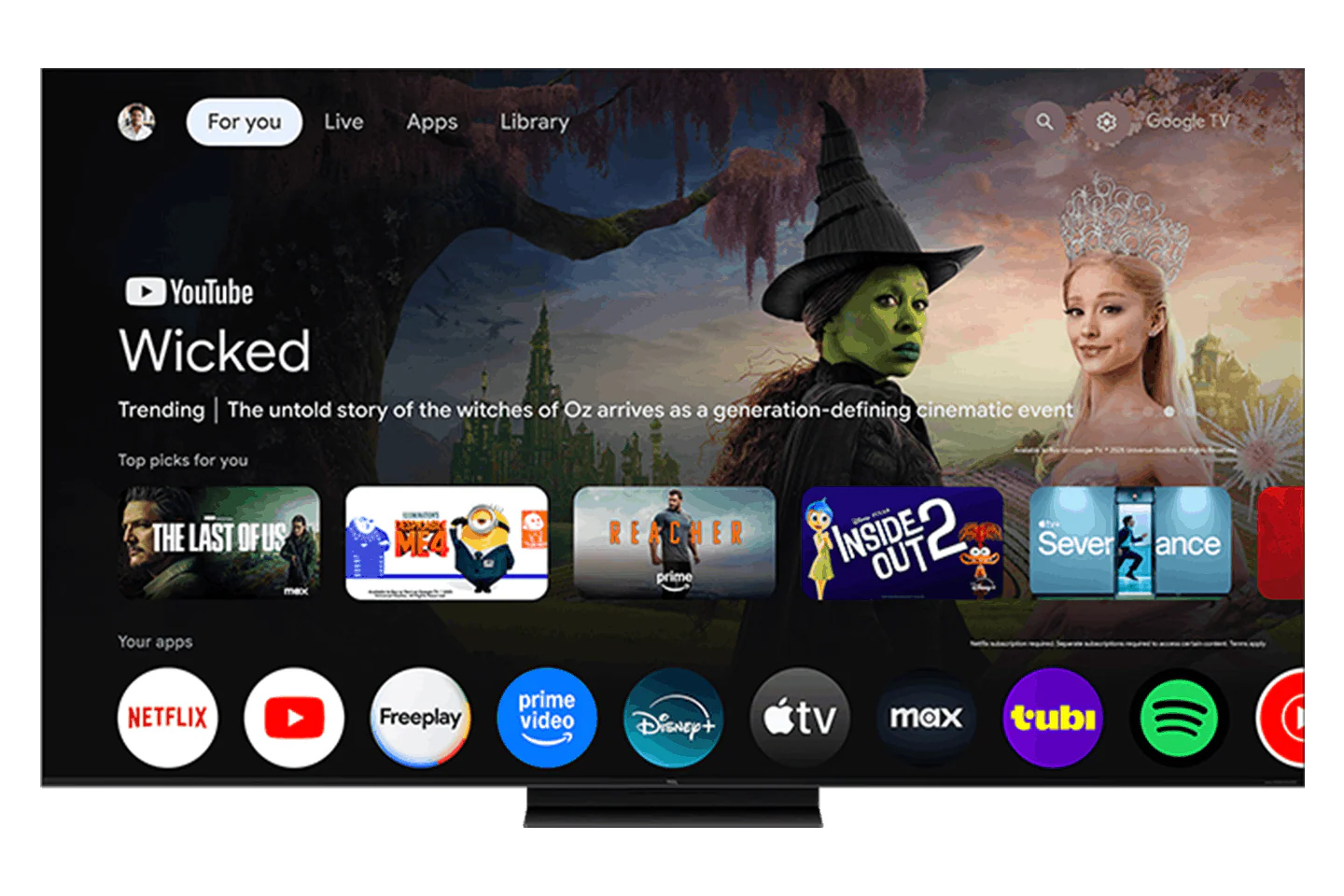 TCL 75" QM7L Series SQD-Mini LED 4K UHD HDR Smart TV with Google TV – 75QM7L - Image 4