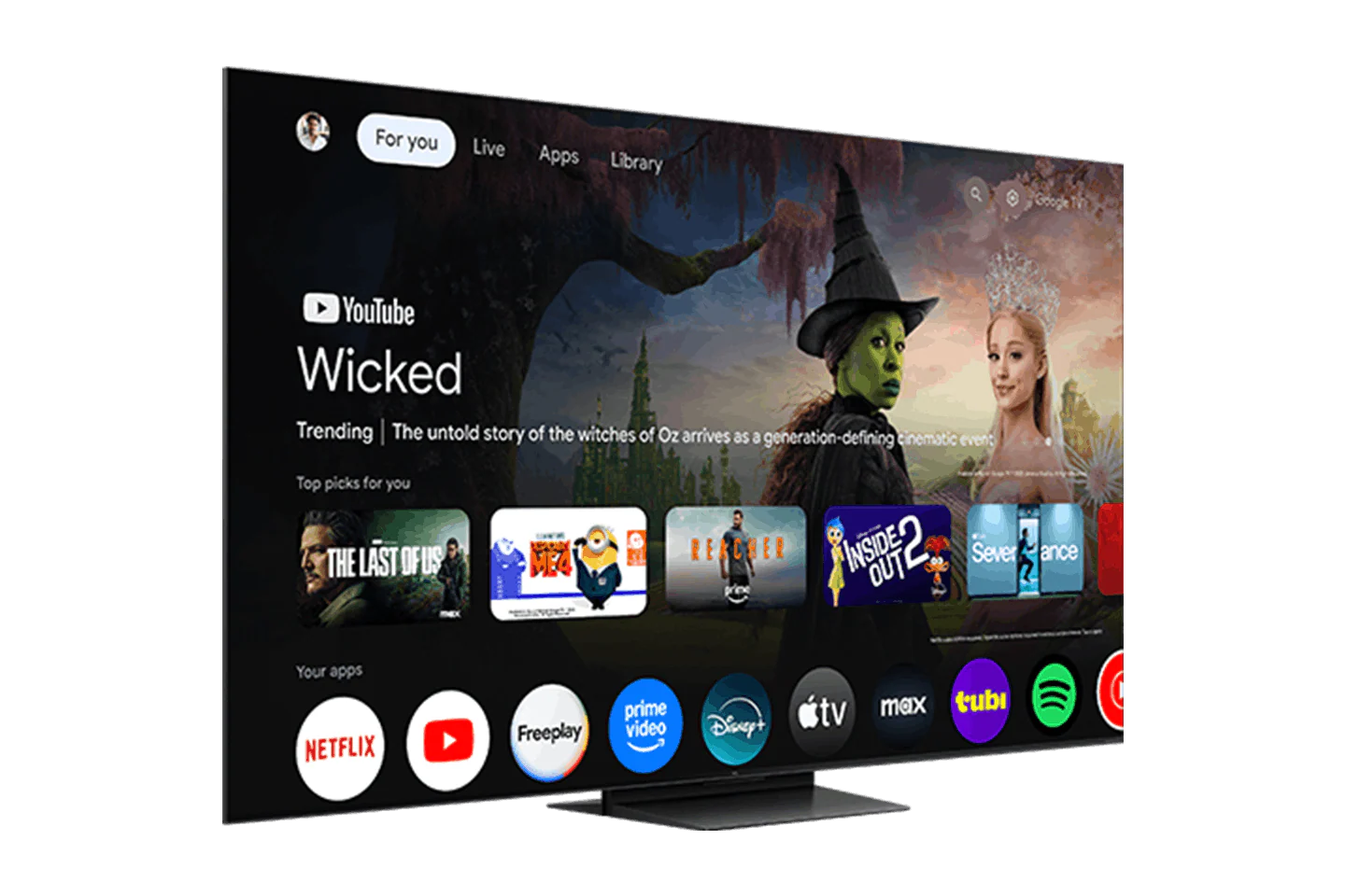 TCL 75" QM7L Series SQD-Mini LED 4K UHD HDR Smart TV with Google TV – 75QM7L - Image 6